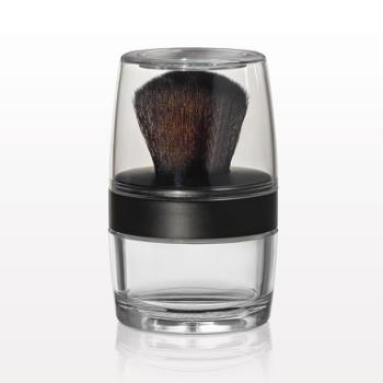 Kabuki Brush Jar, Sifter & Mirrored Cap