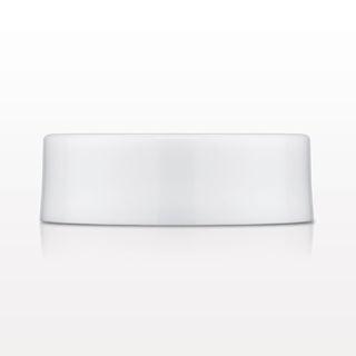 Flat Threaded Cap with Liner, White for 31040