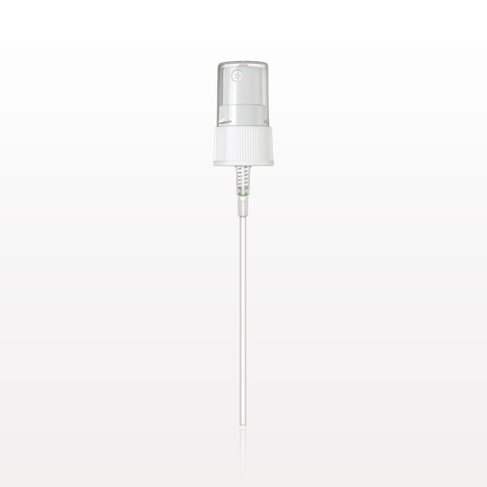 6-Hole Spray Pump, White with Clear Overcap for 50103