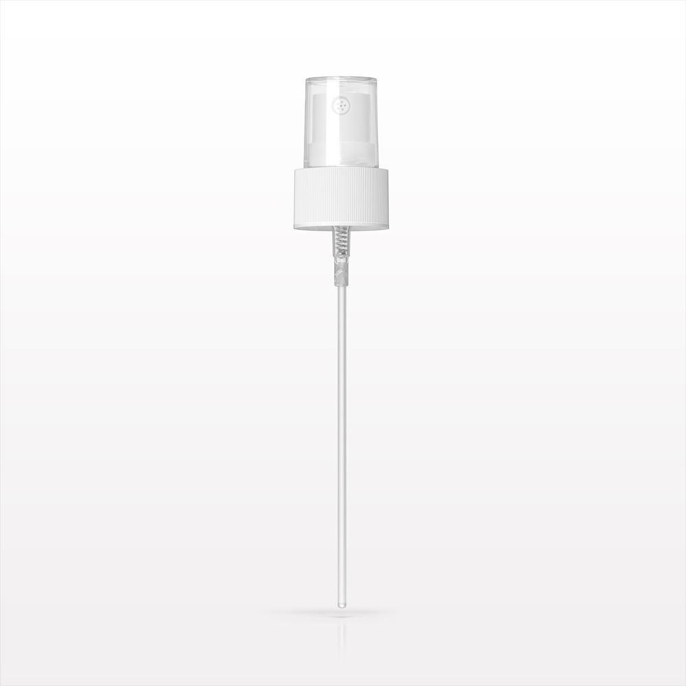 6-Hole Spray Pump, White with Clear Overcap for 50107