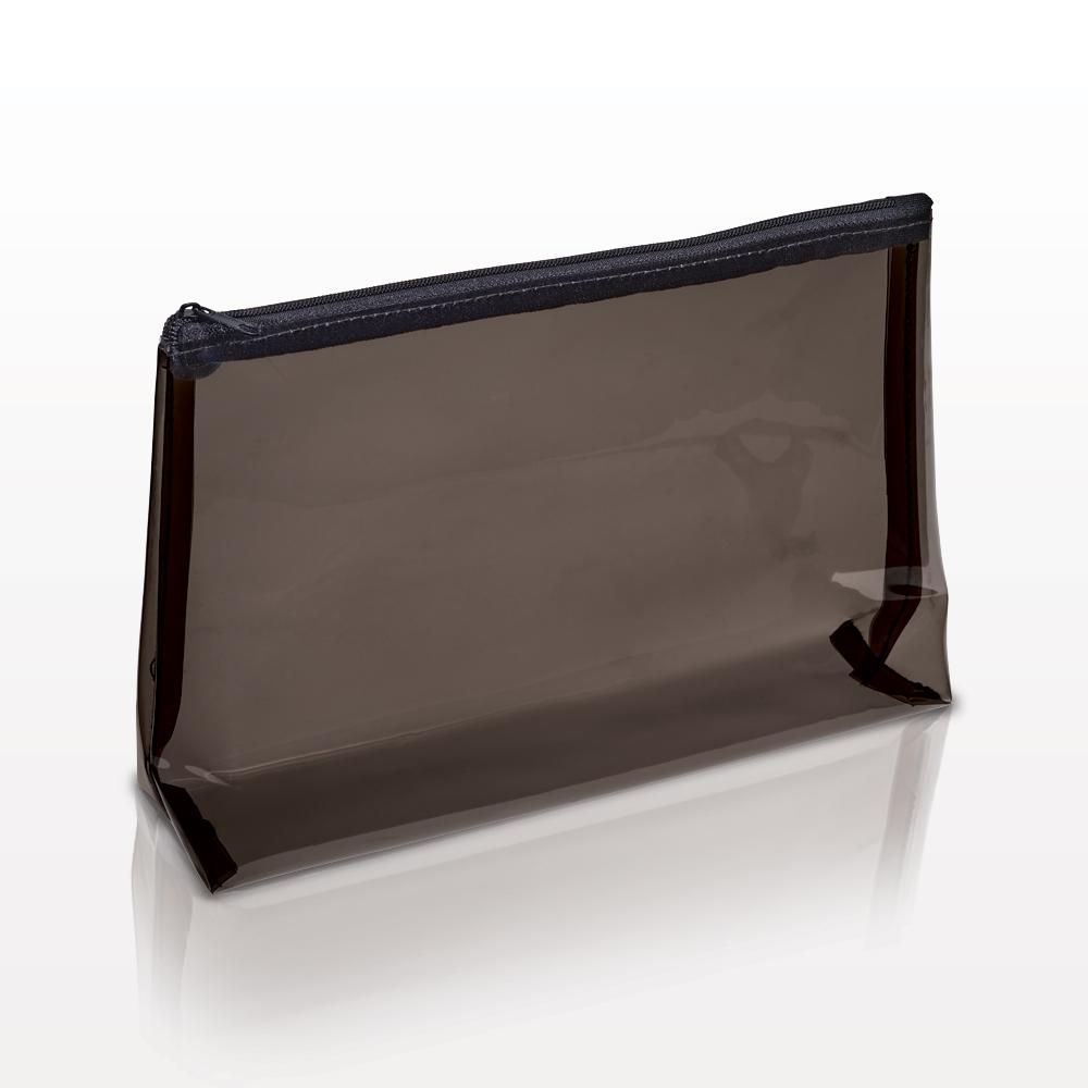 Jelly Zip Cosmetic Bag with Black Zipper