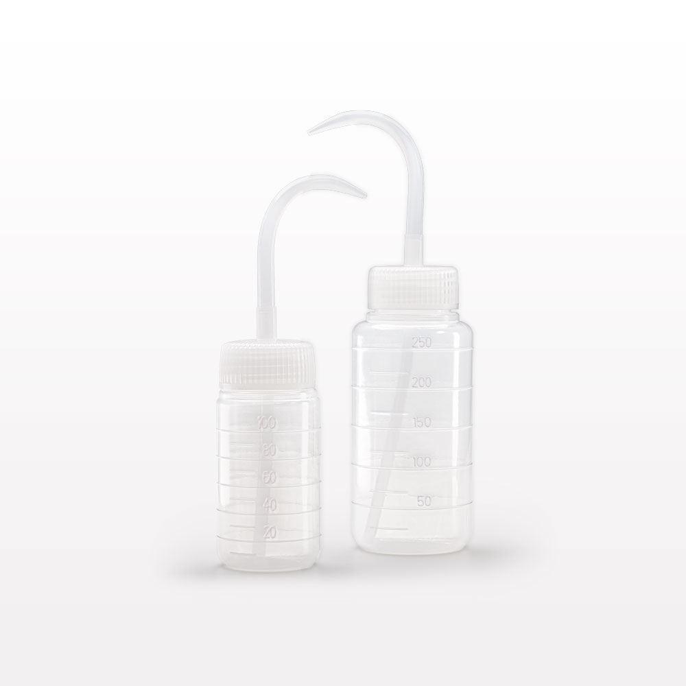 Wide-Mouth Wash Bottle with Curved Dispensing Tip, Natural