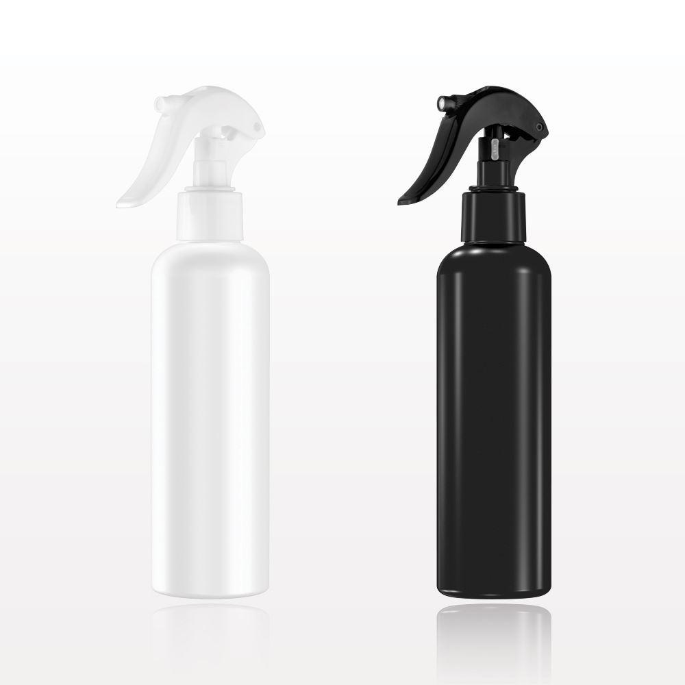 Bottle with Ergonomic Trigger Sprayer, White