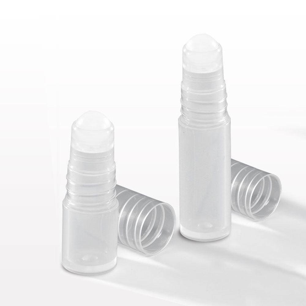 Roller Ball Bottle with Housing and Cap, Natural