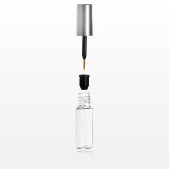 Eyeliner Brush Tip Cap, Vial and Wiper