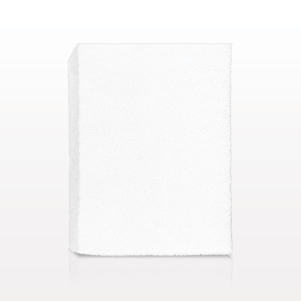 Loose Rectangular Sponge, White