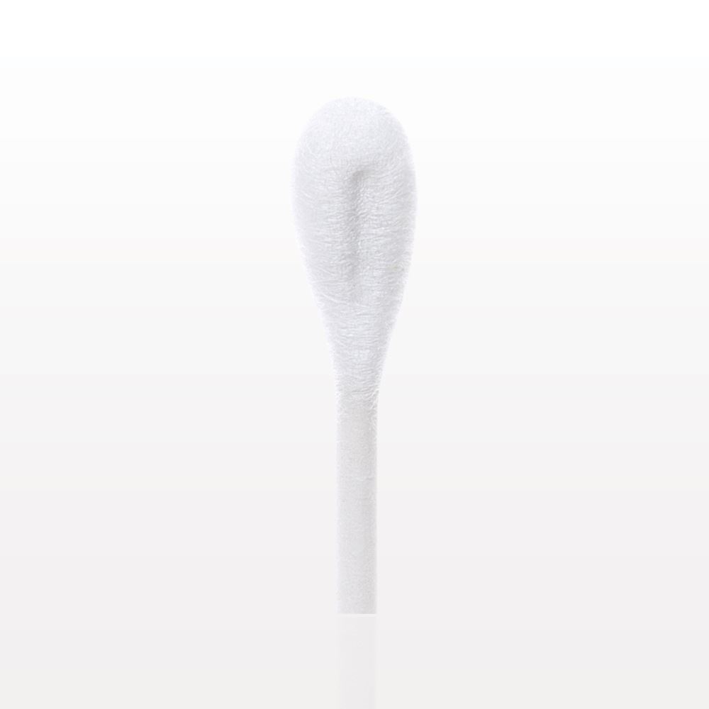 Swab, Dual Ended Flat Oval Tip, White Handle