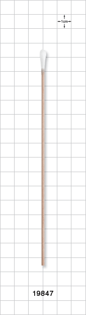 Tightly Wound Round Tip Swab with Wood Handle