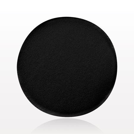 Round Sponge with Buffed Edge, Black