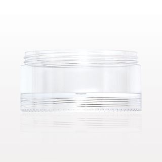 Double Threaded Stackable Jar, Clear