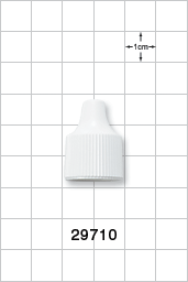 Ribbed Screw Cap, White for 29707