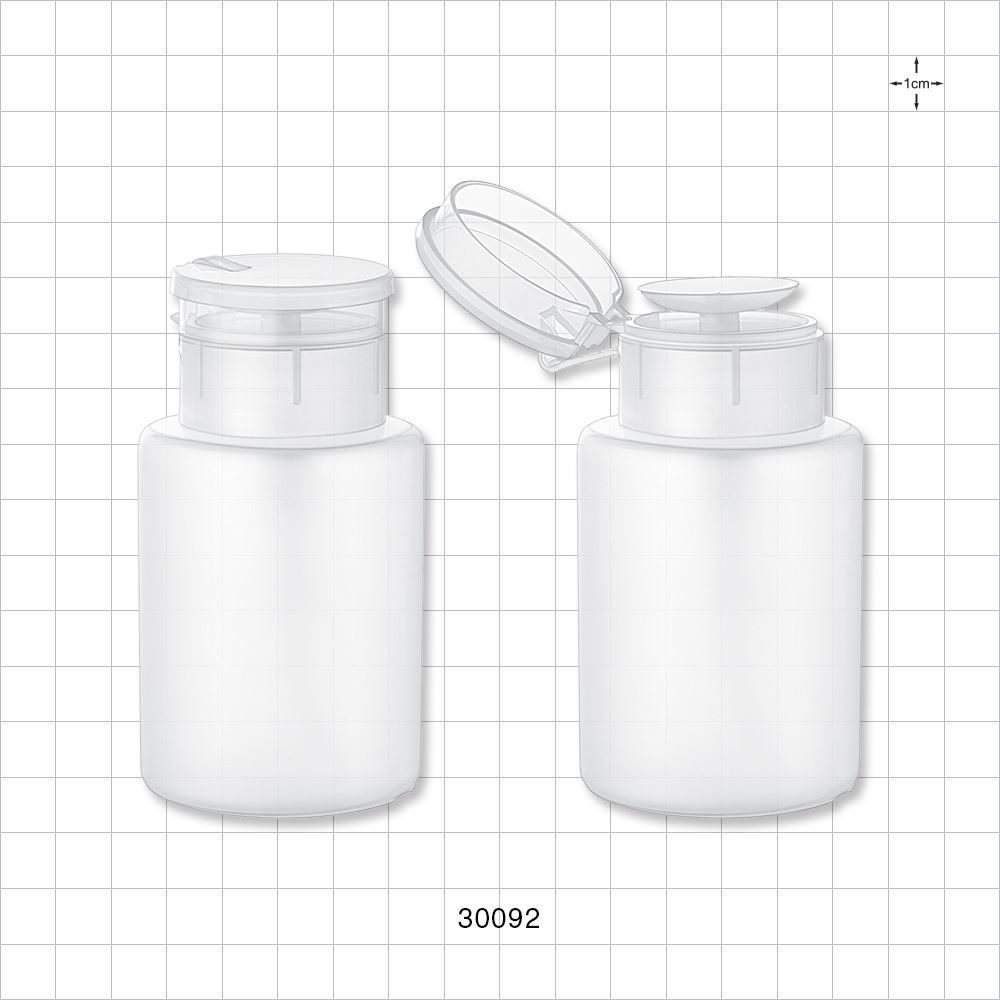One-Touch Dispensing Bottle with Flip Top Cap, Natural
