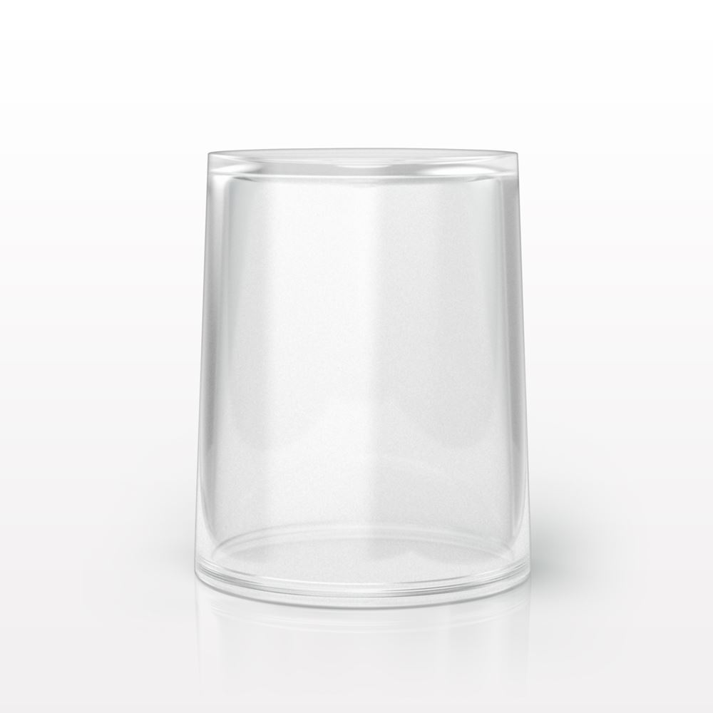 Fine Mist Spray Pump with Ribbed Neck, White and Overcap, Clear for 50109