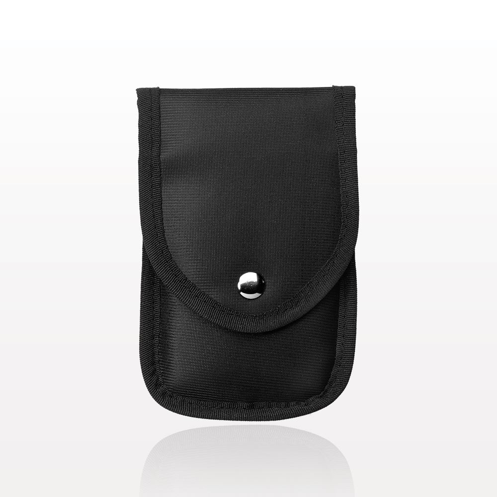 6 -Piece Black Brush Set with Snap Front Case