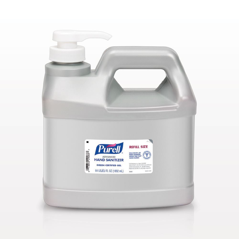 Discontinued Purell® Advanced Green Certified Gel Hand Sanitizer, Half Gallon