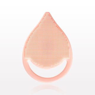 Teardrop Silicone Facial Cleansing Pad, Peach