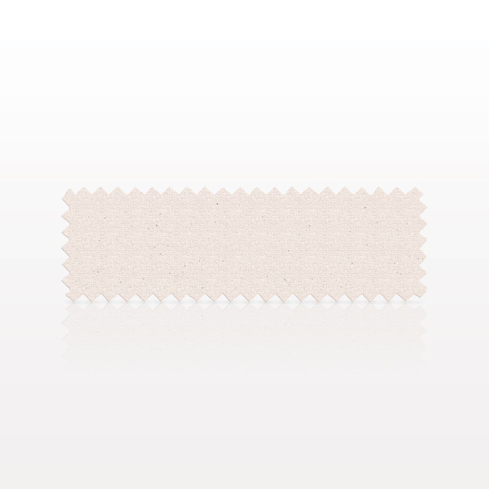 Unbleached Natural Muslin Waxing Strips with Zig Zag Edges, Small