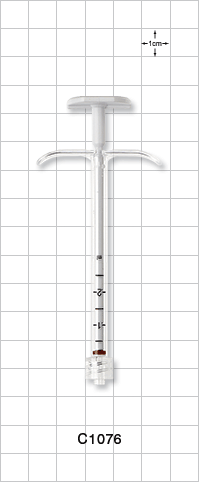 Medallion Syringe, Male Luer Lock,  White
