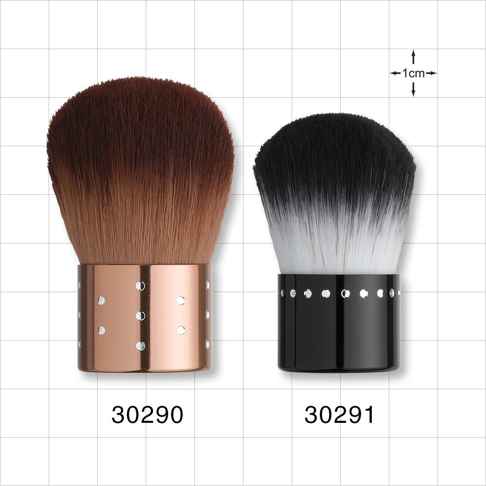 Kabuki Brush; Bronze Sparkle Handle